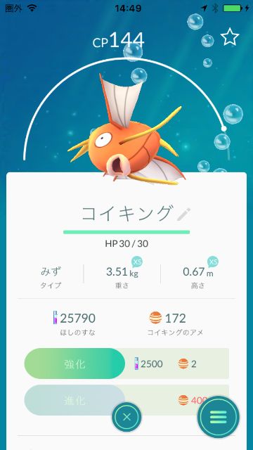 【ポケモンGO】プレイ開始2か月後のステータス