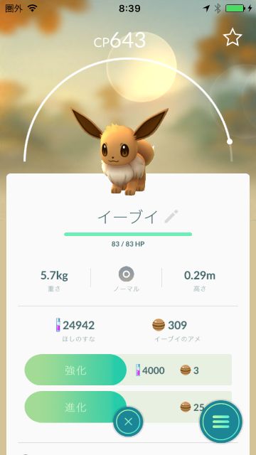 【ポケモンGO】プレイ開始4か月後のステータス