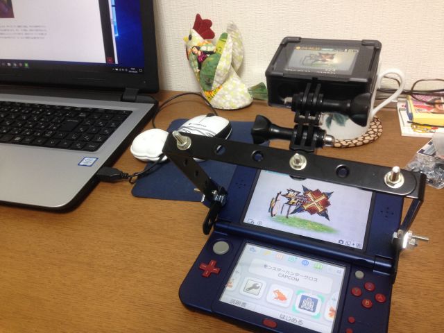 Newニンテンドー3DS LLを改造しないで録画するための日曜大工