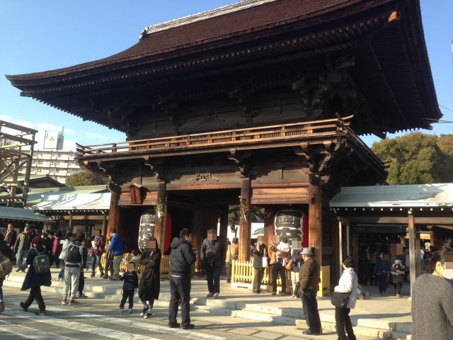 2017年の初詣。もちろん国府宮神社に行ってきました。