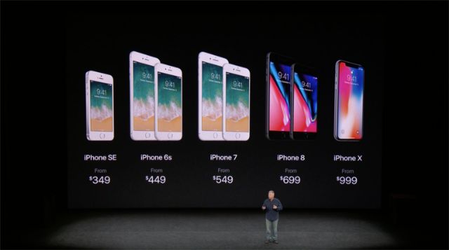 「iPhone8」と「iPhoneX」の違い