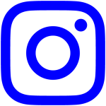 インスタロゴ blue #0000FF