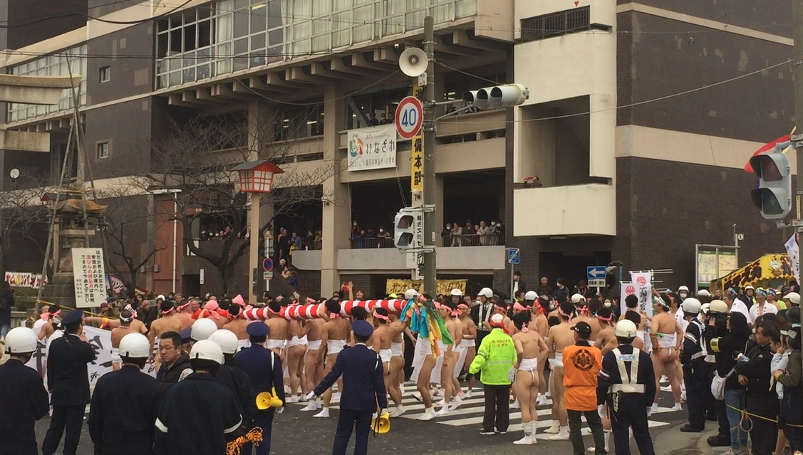 2018年 国府宮はだか祭のようす