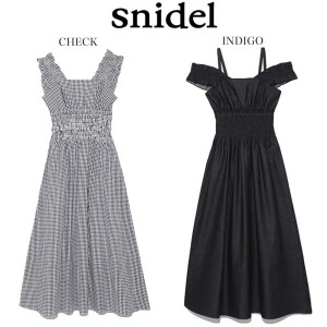 snidel（スナイデル）バリエーションウエストシャーリングワンピース