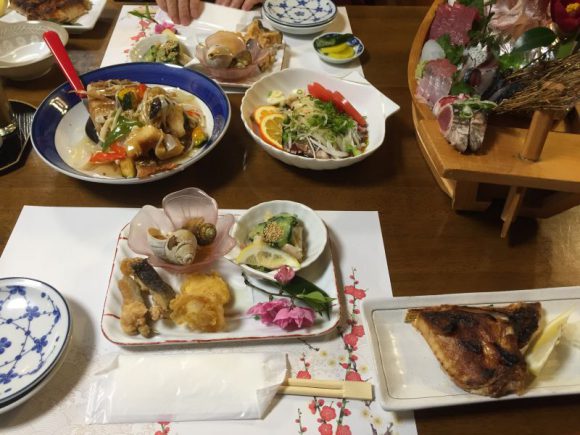 高知県土佐清水市足摺岬のペンション サライの料理マジ最高
