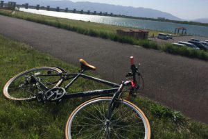1年ぶりにクロスバイクで木曽川に行ったら、筋肉痛がスゴイんじゃ！