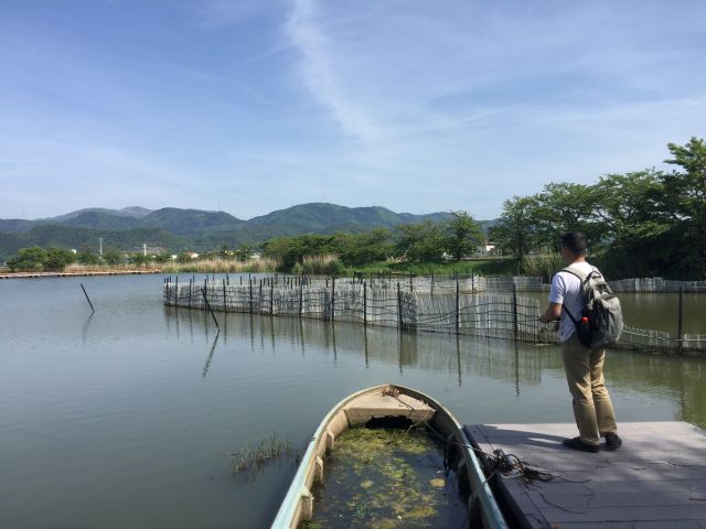 琵琶湖にブラックバス釣りに行きました。琵琶湖、意外と近い