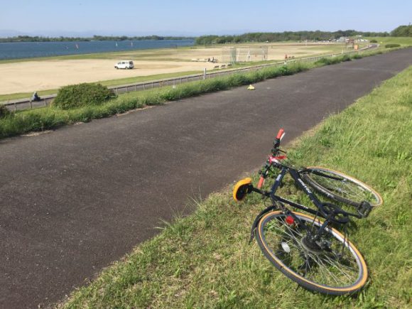 1年ぶりにクロスバイクで木曽川に行ったら、筋肉痛がスゴイんじゃ！