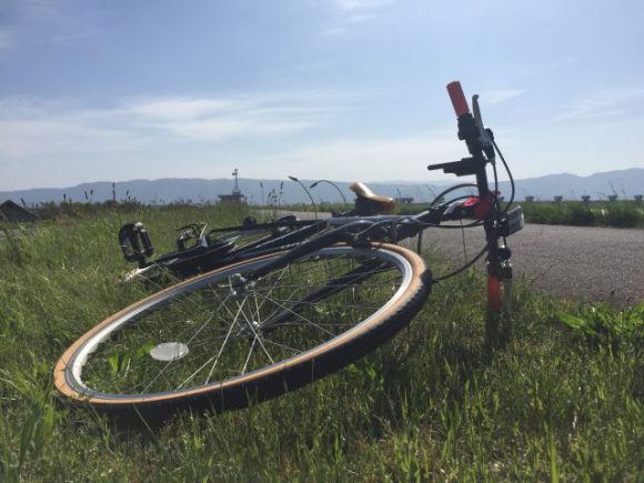 1年ぶりにクロスバイクで木曽川に行ったら、筋肉痛がスゴイんじゃ！