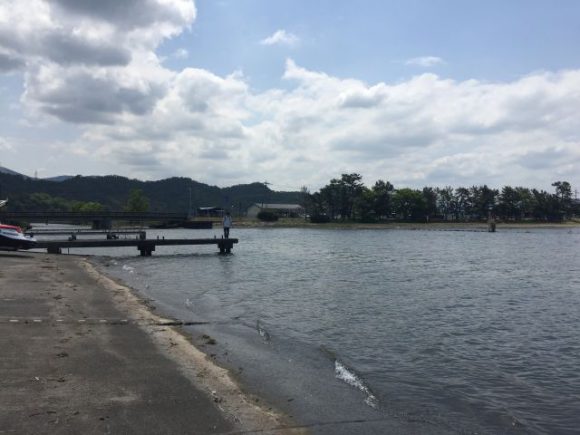 琵琶湖にブラックバス釣りに行きました。琵琶湖、意外と近い