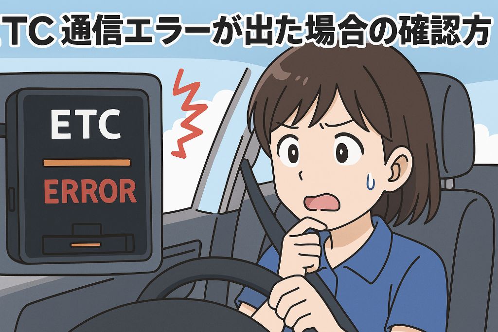 ETC 通信エラーが出た場合の確認方法