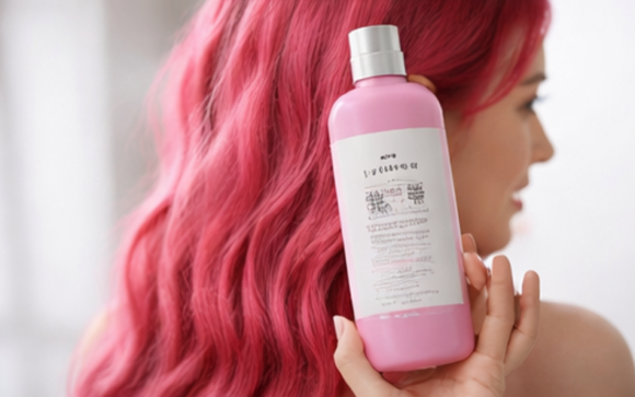 ピンクのnシャンプーで暖色カラーを持続