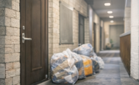 粗大ごみシールとマンション部屋番号