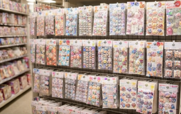 セリアのシールコーナーはどこ