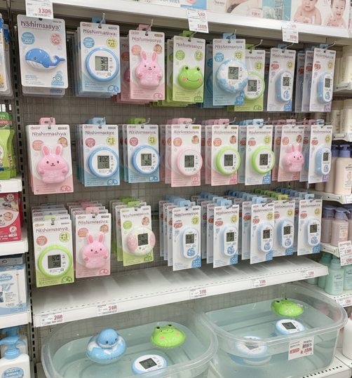 ニトリや無印良品にお風呂の温度計は売ってる?