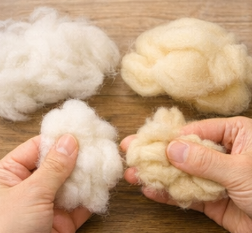 アクレーヌと羊毛の違い