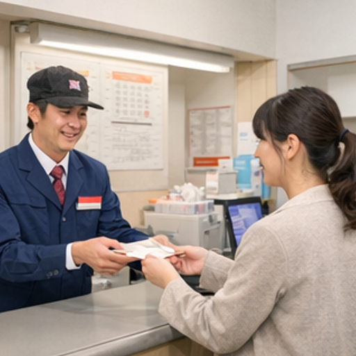 ゆうパケットポストシールは郵便局