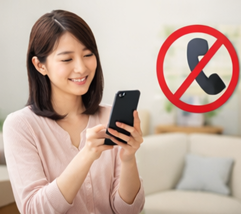 電話なしと電話対応なしの確認法