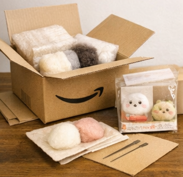 Amazonでニードルフェルト