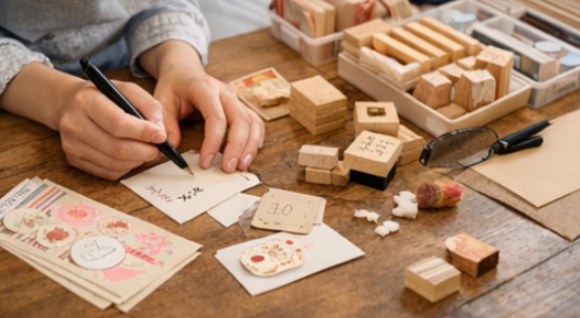 セリアのメッセージシール