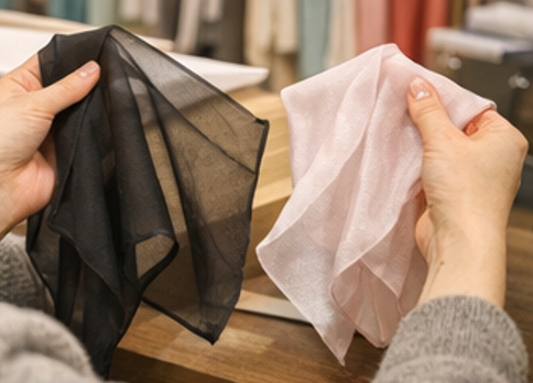 ジョーゼット・シフォン選び